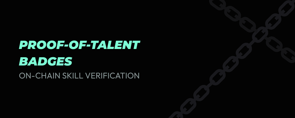 Web3 Banner | Prove your Talent! image