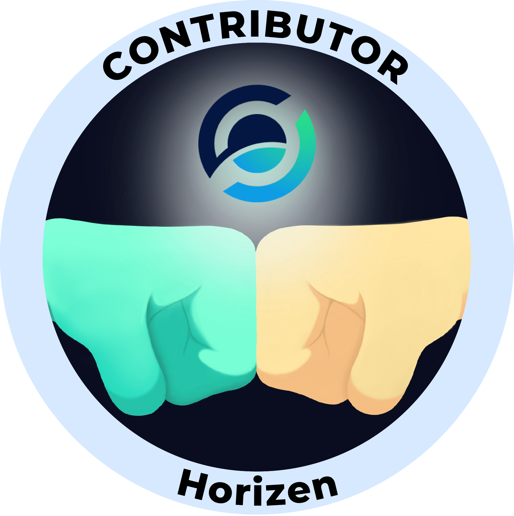 Web3 Badge | Organization Contributor: Horizen - Zen Blockchain Foundation logo