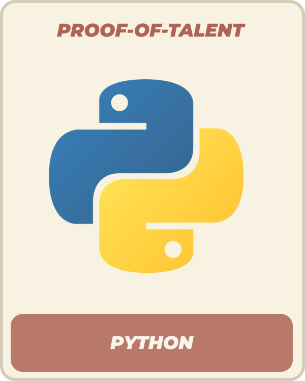 Web3 Badge | Python Skill image