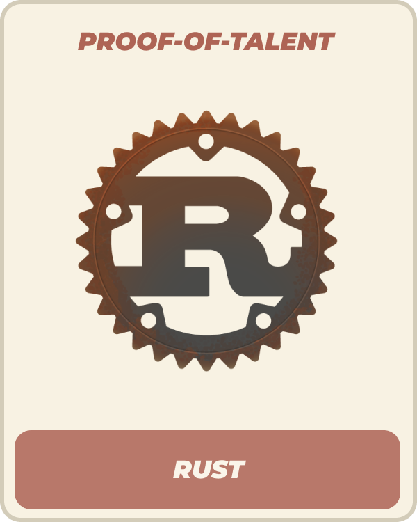 Web3 Badge | Rust Skill image