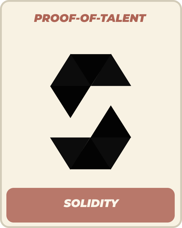 Web3 Badge | Solidity Skill image