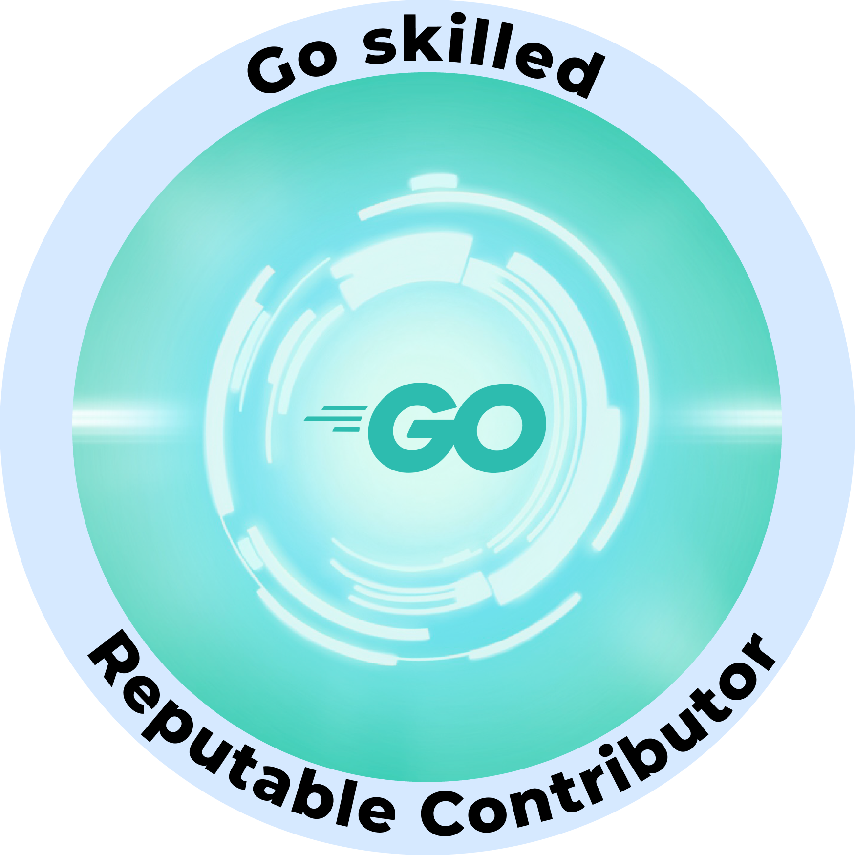 Web3 Badge | Reputable Go Skilled Contributor logo
