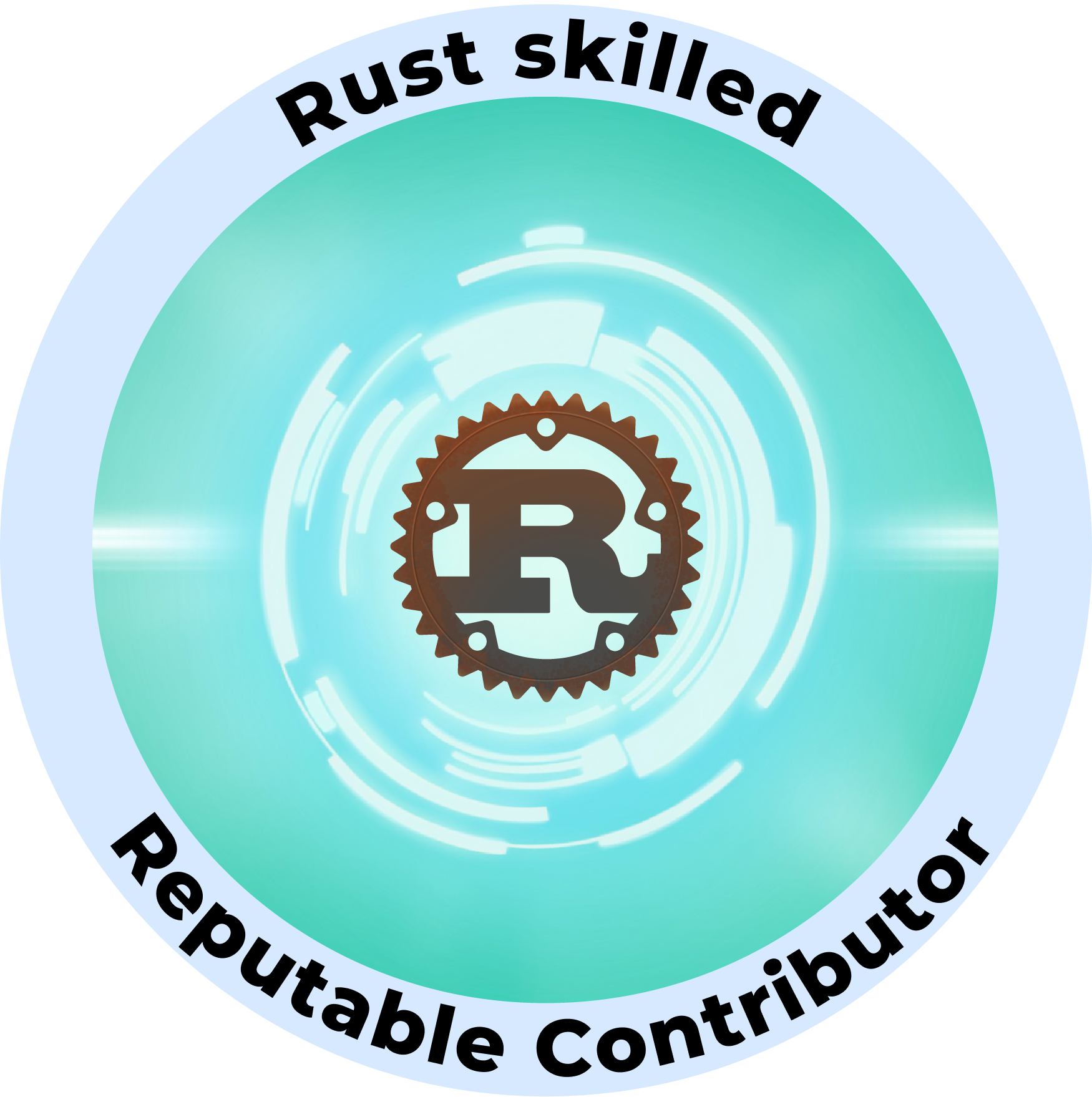 Web3 Badge | Reputable Rust Skilled Contributor logo