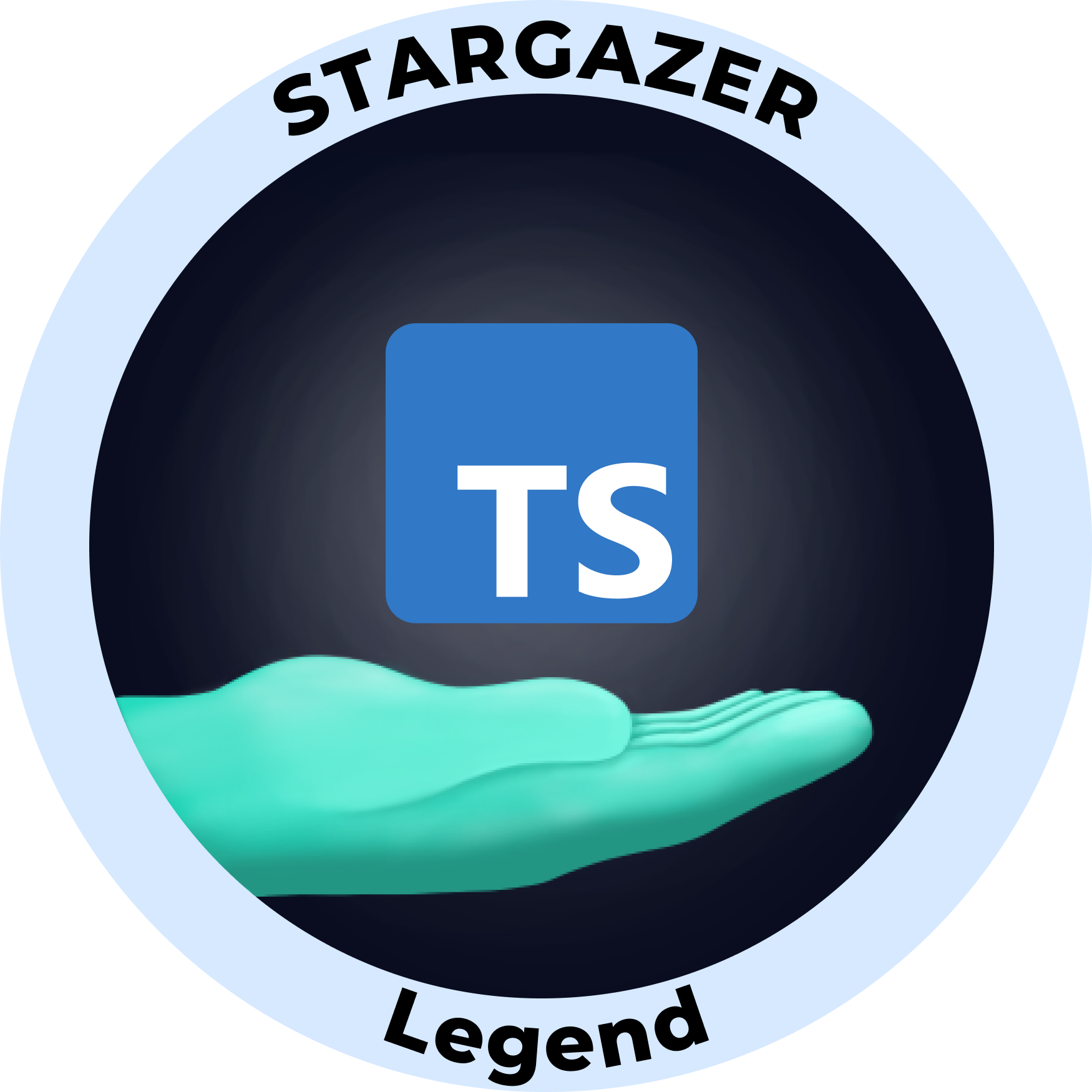 Web3 Badge | Stargazer: TypeScript Legend logo