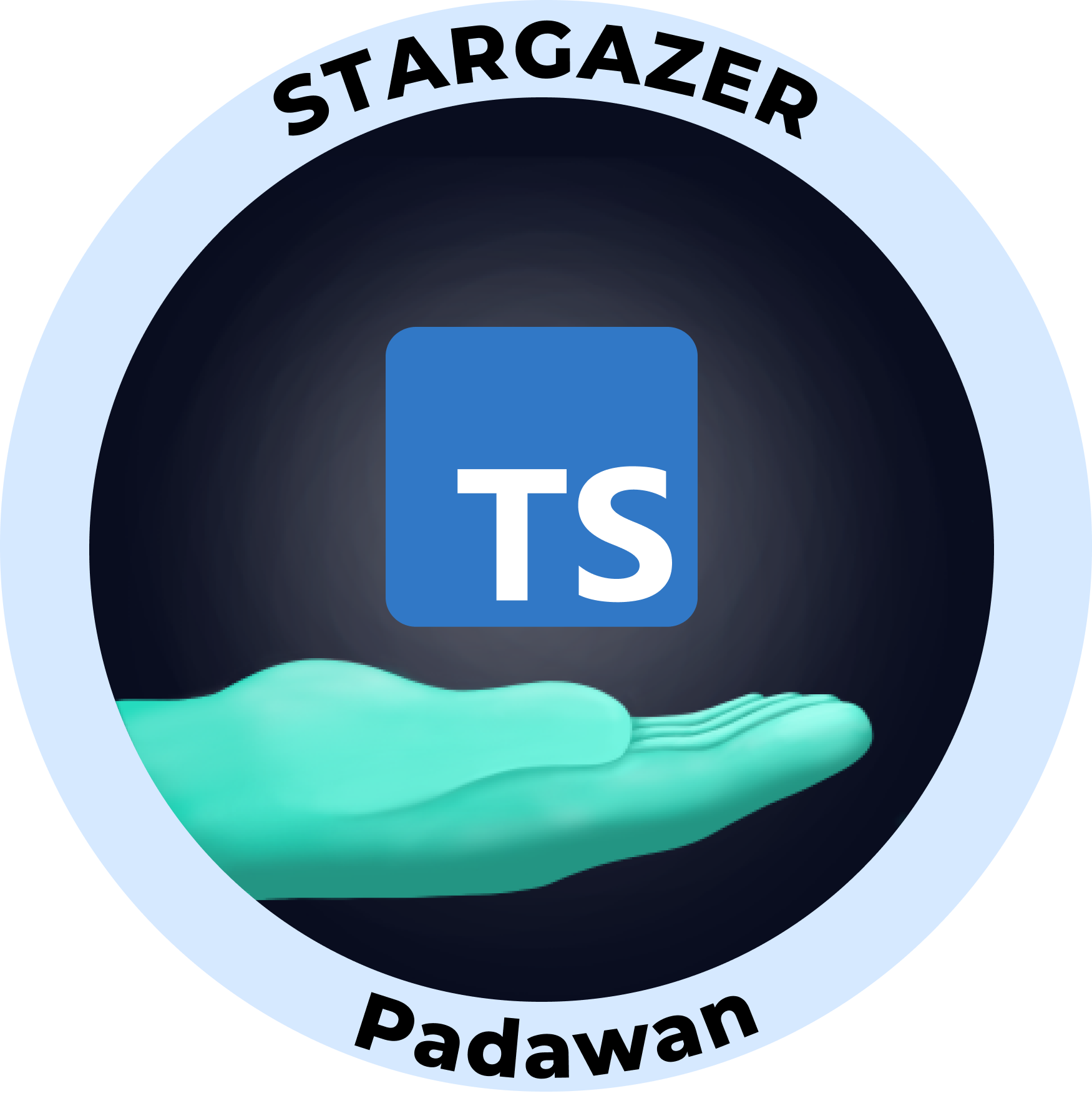 Web3 Badge | Stargazer: TypeScript Padawan logo
