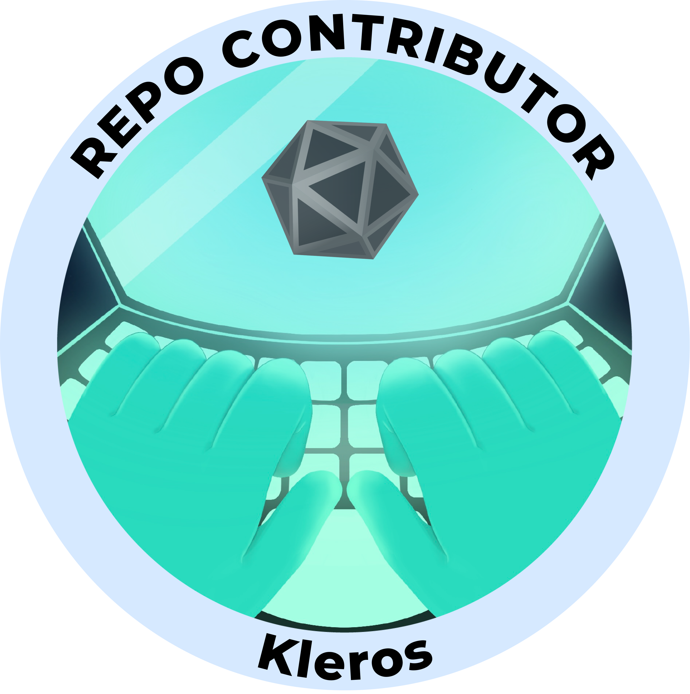 Web3 Badge | Project Contributor: Kleros logo