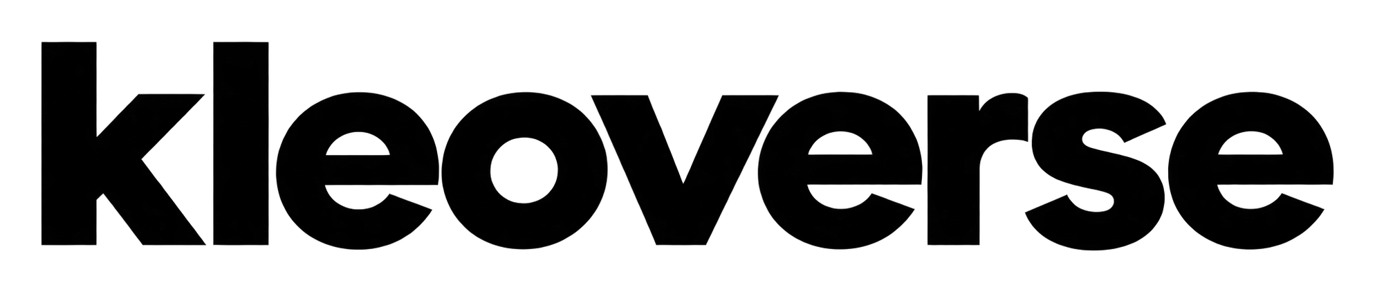 kleoverse wordmark in black